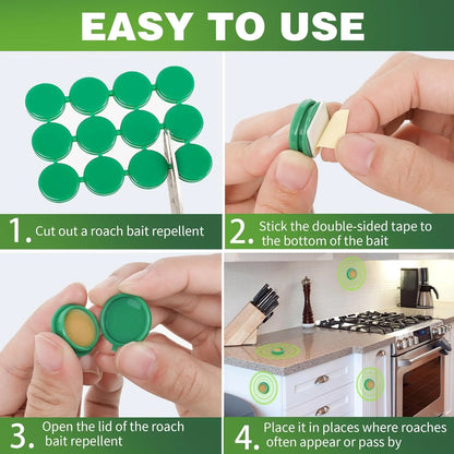 HomeSolve Cockroach Killer Gel (Pack of 24pc)